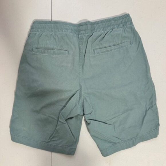 USED Men's Sonoma Flat Front Draw String Shorts Color Green Size Small - Picture 2 of 2